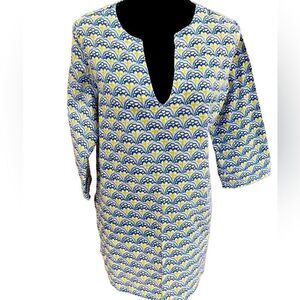 RockFlowerPaper 100% cotton patterned tunic size M